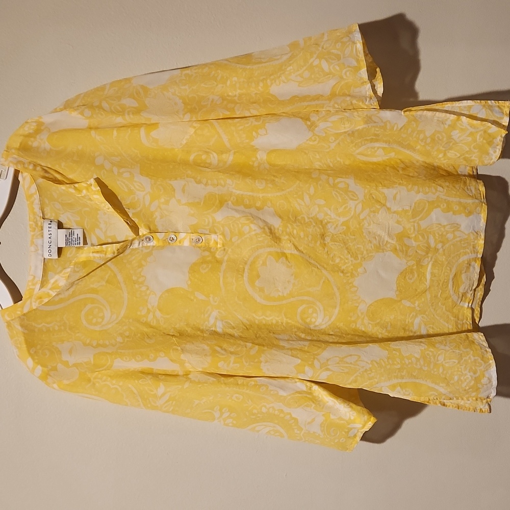 ❤️ DONCASTER SILK COTTON LIGHTWEIGHT TUNIC TOP, 12